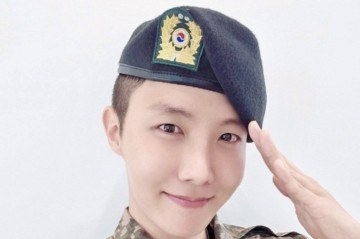 J-Hope, do BTS, no exército -  (crédito: Reprodução/Redes sociais)