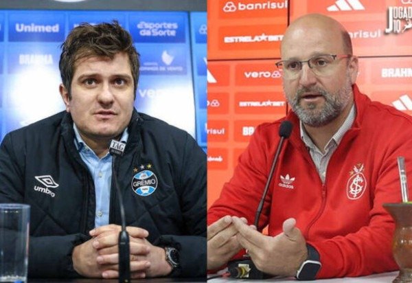 Fotos: Lucas Uebel/Grêmio; Ricardo Duarte/Internacional