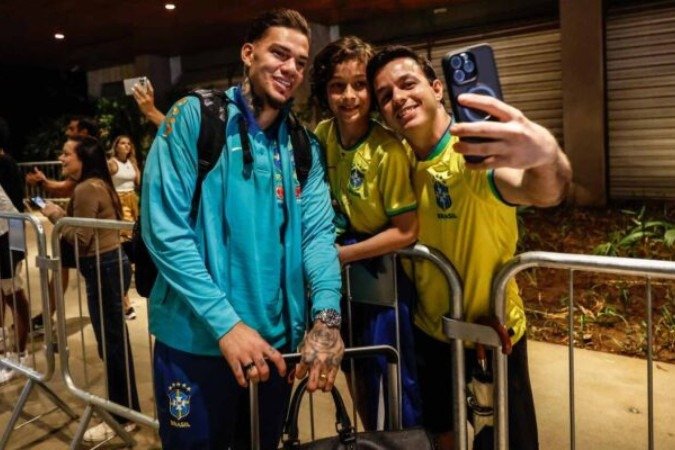 Seleção Brasileira chega em Brasília para o duelo contra o Peru - (crédito: Foto: Rafael Ribeiro/CBF) Seleção Brasileira chega em Brasília para o duelo contra o Peru - (crédito: Foto: Rafael Ribeiro/CBF)
