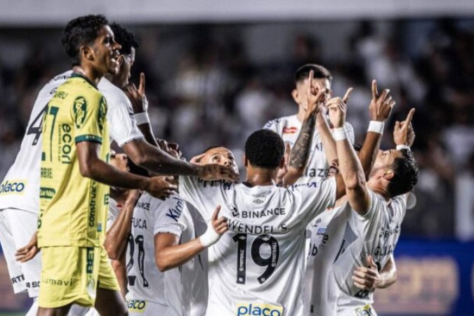 Santos sofre, mas vence o Mirassol pela Série B -  (crédito: Foto: Divulgação/ Santos FC)