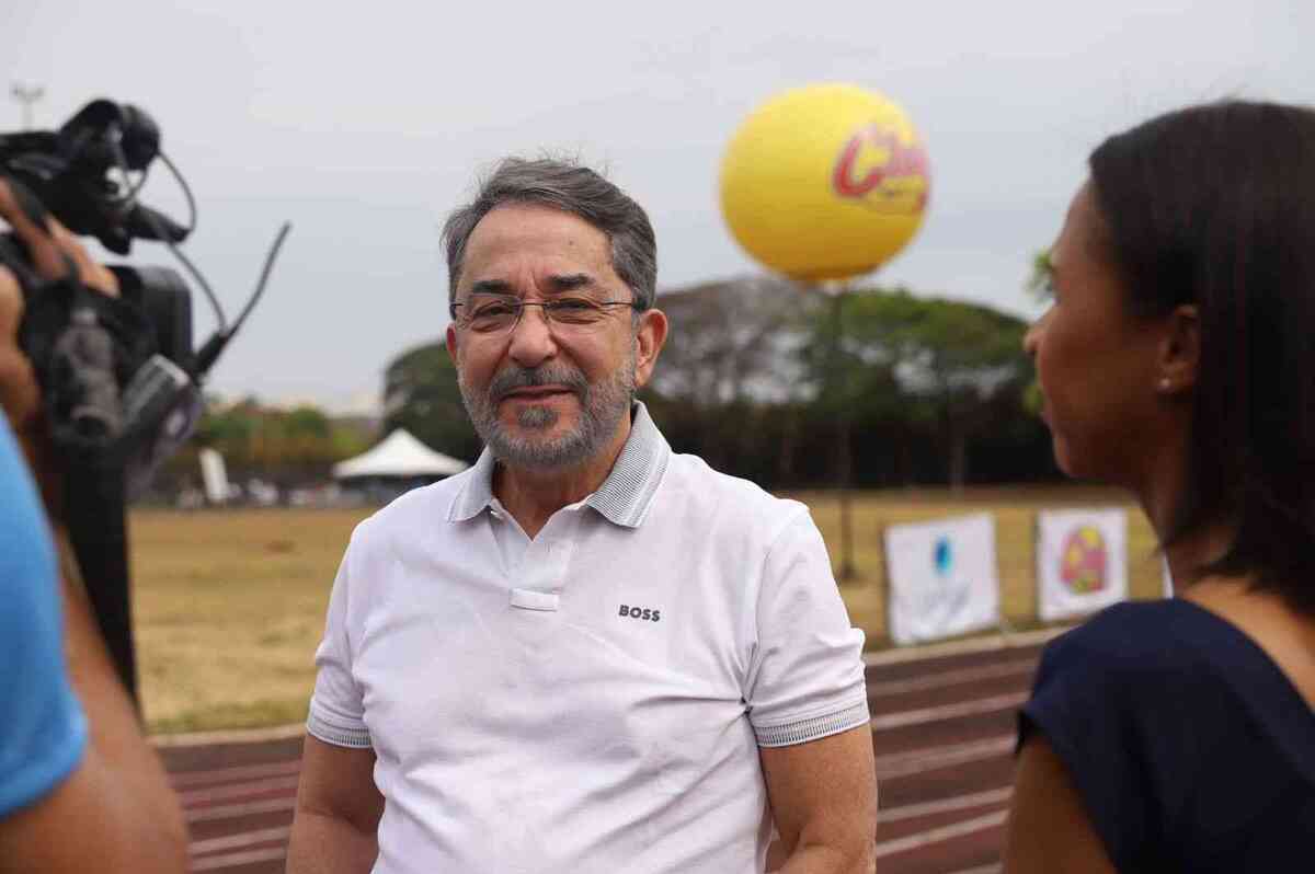 Guilherme Machado, presidente do Correio Braziliense, na Corrida Marotinha 2024 -  (crédito: Mariana Campos/CB/D.A Press)