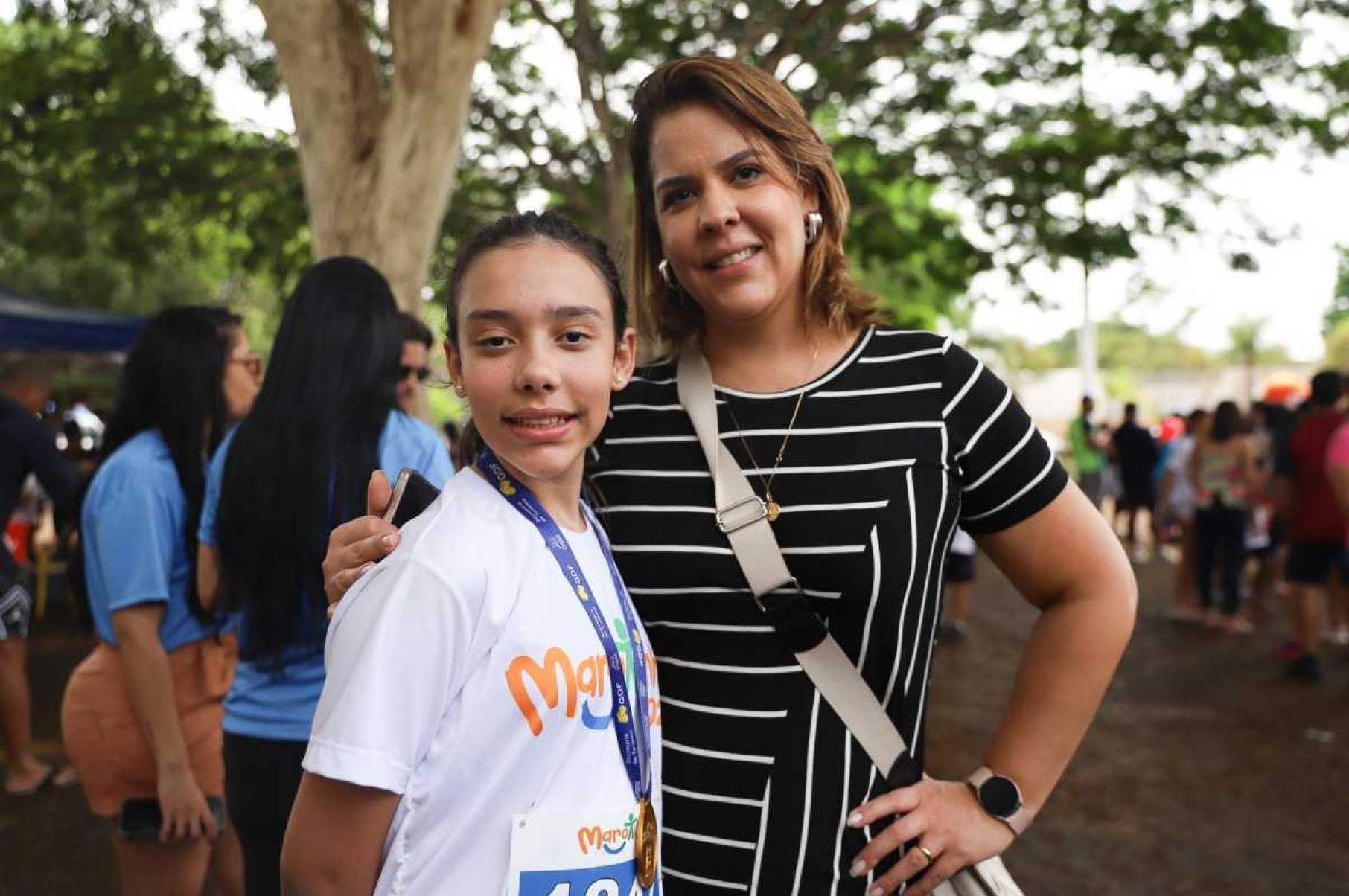 Laura participou de sua segunda corrida