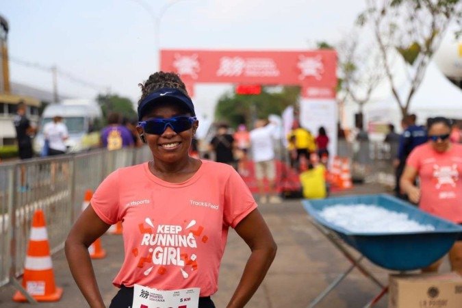 Adriana elogiou a prova. 