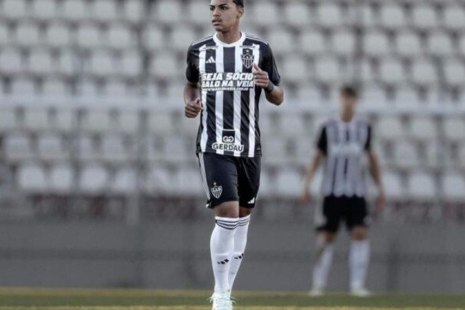 Cauã é um dos destaques da base do Atlético - (crédito: Reprodução/ Caua Soares) Cauã é um dos destaques da base do Atlético - (crédito: Reprodução/ Caua Soares)