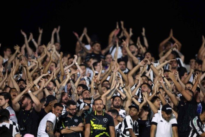 Torcida do Botafogo no Nilton Santos  -  (crédito: Vitor Silva/Botafogo.)