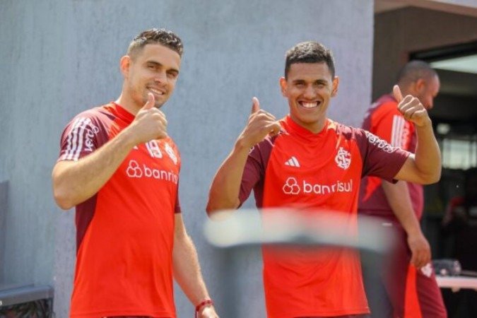 Borré está de volta ao Inter -  (crédito: Foto: Ricardo Duarte / Internacional)