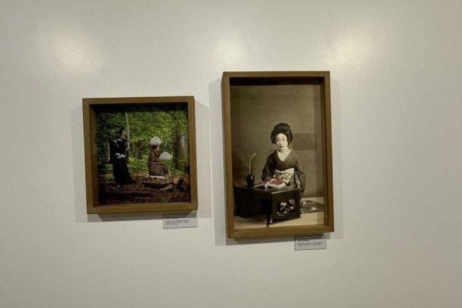 Obras de Akimi Watanabe: silenciamentos indomáveis
- (crédito: Clauder Diniz) Obras de Akimi Watanabe: silenciamentos indomáveis
- (crédito: Clauder Diniz)