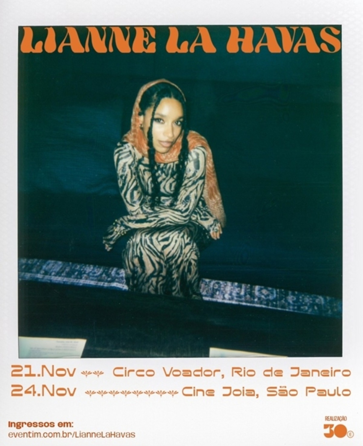 Ingressos dos shows de Lianne La Havas no Brasil estão à venda