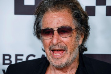 O filho de Noor Alfallah e Al Pacino, Roman, nasceu em junho de 2023 -  (crédito: Getty Images)