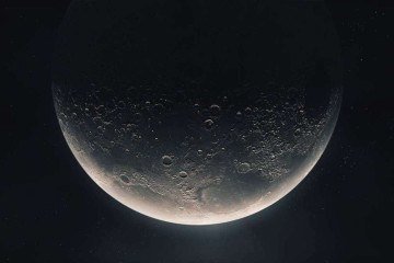 Pouso de sonda Resilience na Lua é realizado nesta quinta-feira -  (crédito: Reprodução/Nasa)