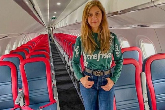 Leila Pereira emprestou seu avião ao Vasco -  (crédito: Foto: Reprodução / Instagram)