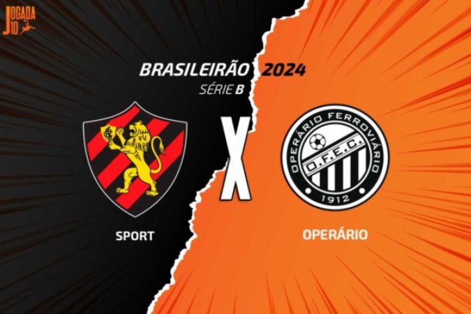 Sport e Operário vão duelar em jogo atrasado -  (crédito: Foto: Arte Jogada10)