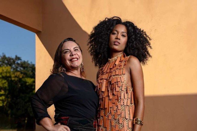 Bernaderth Martins e a modelo Amanda Cristina 