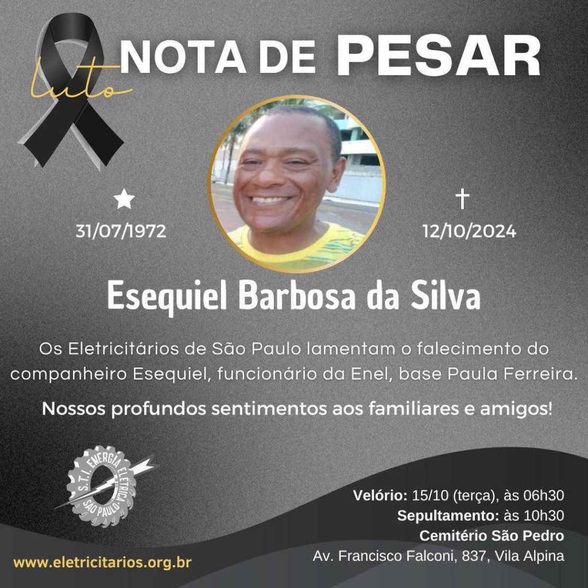 Apagão em SP: funcionário da Enel de 52 anos morre durante trabalho 