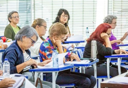 Vestibular para pessoas idosas está com as inscrições abertas  -  (crédito: Luis Gustavo Prado/Secom-UnB)