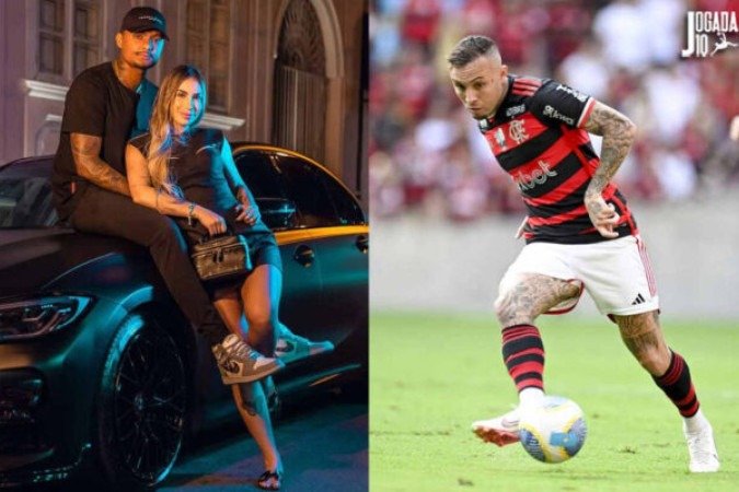 Ivana e Everton Cebolinha: influenciadora abriu o jogo sobre affair com o atleta do Flamengo - (crédito: Fotos: Instagram @heybermanelli / Marcelo Cortes/Flamengo) Ivana e Everton Cebolinha: influenciadora abriu o jogo sobre affair com o atleta do Flamengo - (crédito: Fotos: Instagram @heybermanelli / Marcelo Cortes/Flamengo)