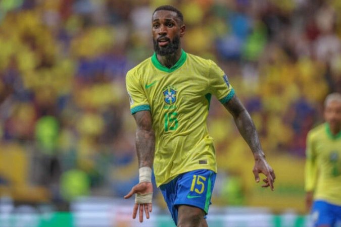Gerson foi titular na vitória do Brasil sobre o Peru - (crédito: Foto: Rafael Ribeiro/CBF) Gerson foi titular na vitória do Brasil sobre o Peru - (crédito: Foto: Rafael Ribeiro/CBF)