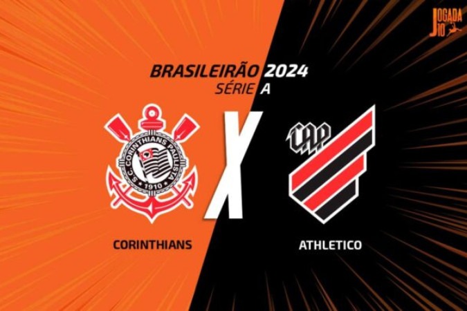 Corinthians e Athletico fazem duelo direto contra o rebaixamento no Brasileiro -  (crédito: Foto: Arte/Jogada10)