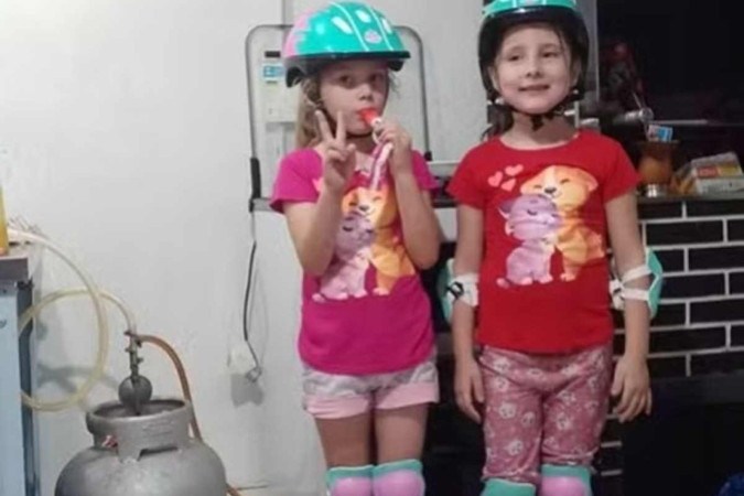 Antônia e Manoela, gêmeas de 6 anos -  (crédito: Arquivo pessoal)