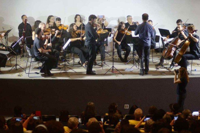  17/10/2024 Credito: Ed Alves/CB/DA.Press. Cidades. Projeto concerto nas Escola no Museu da Republica - Apresentação da Orquestra Filarmonica de Brasilia. 