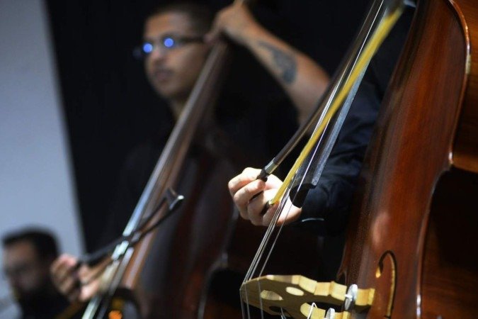  17/10/2024 Credito: Ed Alves/CB/DA.Press. Cidades. Projeto concerto nas Escola no Museu da Republica - Apresentação da Orquestra Filarmonica de Brasilia. 