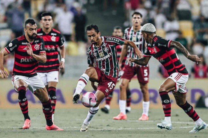 Fluminense vence o Flamengo, pelo Brasileirão -  (crédito: Foto: Lucas Merçon/Fluminense)