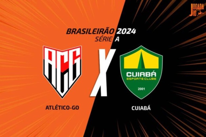 Atlético-GO e Cuiabá duelam, nesta sexta-feira, pelo Brasileirão -  (crédito: Arte: Jogada10)