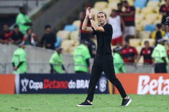 Filipe Luís durante partida do Flamengo - (crédito: Foto: Gilvan de Souza / CRF) Filipe Luís durante partida do Flamengo - (crédito: Foto: Gilvan de Souza / CRF)