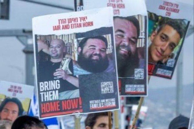 Maia Chmiel, prima de dois reféns do Hamas 