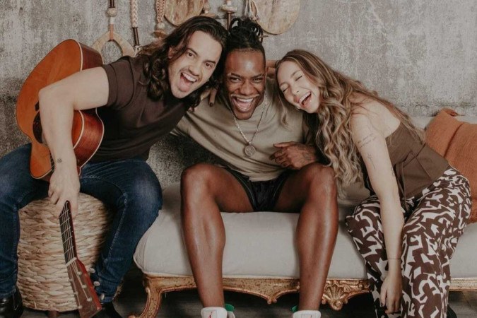 Pelé MilFlows e a dupla MAR ABERTO lançam música inédita nesta quinta-feira (17/10)
 -  (crédito: Divulgação/Rebecca Nery)