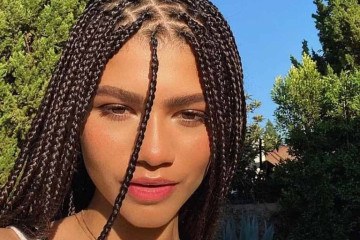 As tranças combinam cultura com beleza. A atriz Zendaya é amante delas  -  (crédito: Reprodução/Pinterest)