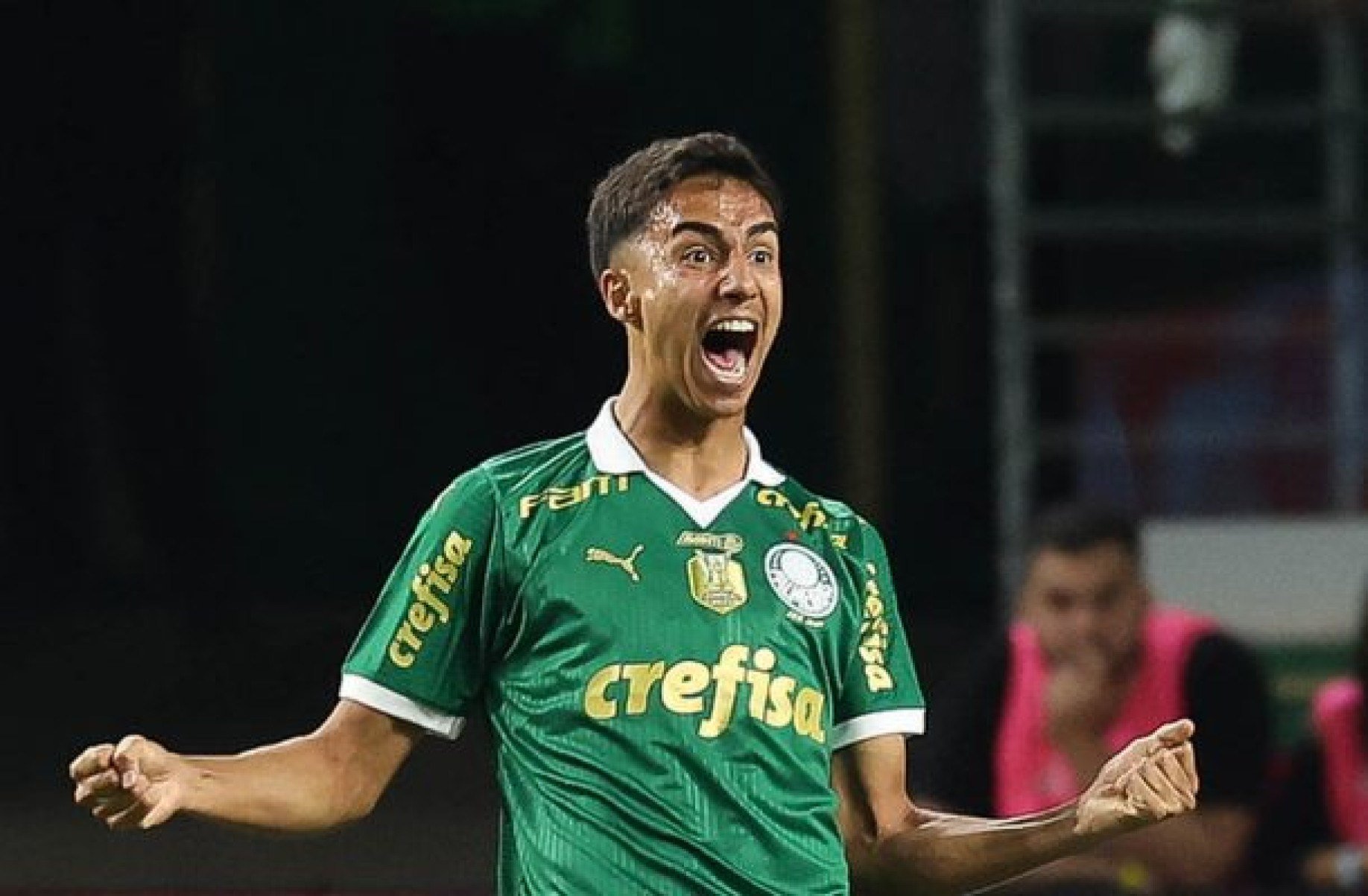 Palmeiras quer tornar Vitor Reis o zagueiro mais caro do Brasil -  (crédito: Foto: Cesar Greco/Palmeiras)