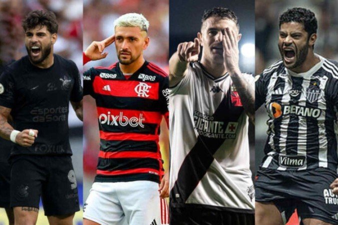 Quem estará na final da Copa do Brasil? - (crédito: Fotos: Rodrigo Coca/Ag. Corinthians, Marcelo Cortes/Flamengo, Leandro Amorim/Vasco e Pedro Souza/Atlético) Quem estará na final da Copa do Brasil? - (crédito: Fotos: Rodrigo Coca/Ag. Corinthians, Marcelo Cortes/Flamengo, Leandro Amorim/Vasco e Pedro Souza/Atlético)
