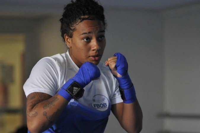  18/10/2024. Crédito: Minervino Júnior/CB/D.A Press. Brasil.  Brasilia - DF. Jogos Internacionais Estudantis. Sarah Souza dos Santos - Atleta do Boxe.