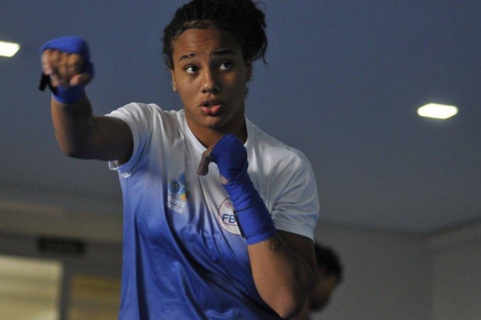  18/10/2024. Crédito: Minervino Júnior/CB/D.A Press. Brasil.  Brasilia - DF. Jogos Internacionais Estudantis. Sarah Souza dos Santos - Atleta do Boxe.