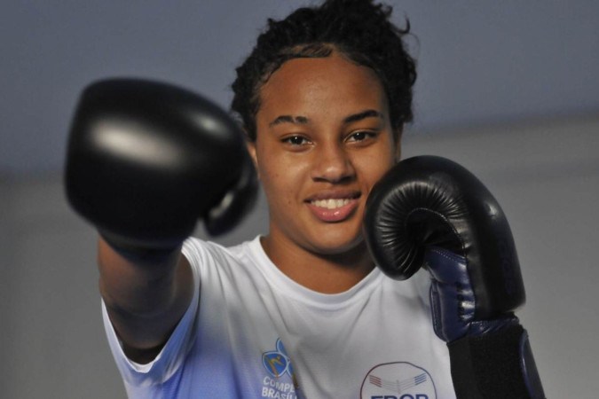 Campeã brasileira na categoria cadete em 2022, Sarah representará o DF no Gymnasiade Sub-18, o mundial de desporto escolar -  (crédito: Minervino Júnior/CB/D.A.Press)