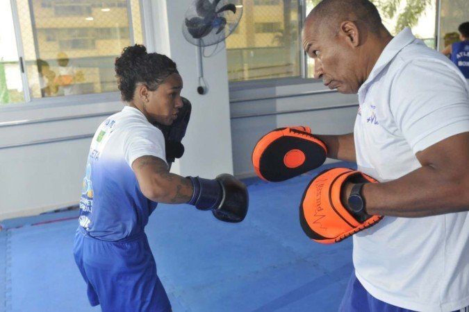  18/10/2024. Crédito: Minervino Júnior/CB/D.A Press. Brasil.  Brasilia - DF. Jogos Internacionais Estudantis. Sarah Souza dos Santos - Atleta do Boxe.