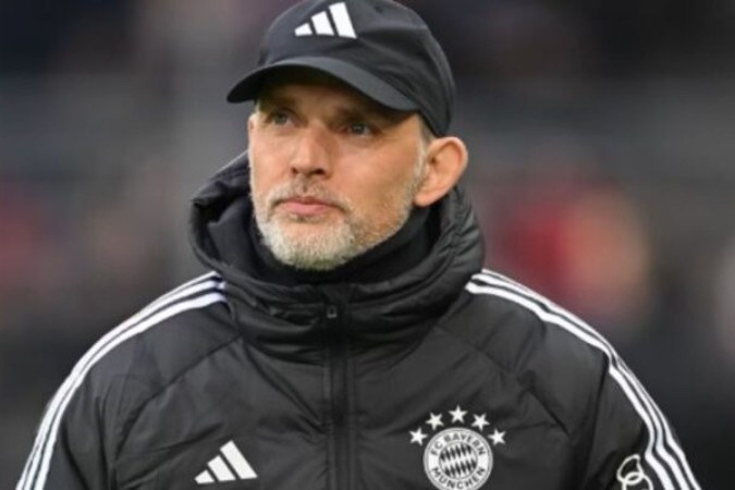 Thomas Tuchel em sua passagem abaixo das expectativas pelo Bayern de Munique -  (crédito: Foto: Alberto Pizzoli/AFP via Getty Images)