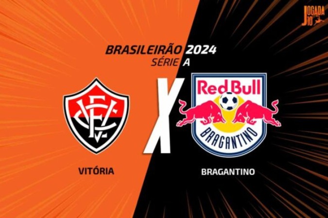 Vitória e RB Bragantino fazem duelo direto contra o rebaixamento -  (crédito: Foto: Arte/Jogada10)