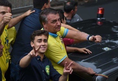 Nikolas defendeu Bolsonaro em v&iacute;deo de 12 minutos -  (crédito: Gladyston Rodrigues/EM/D.A Press)