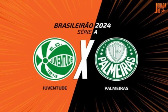 Juventude e Palmeiras se enfrentam pela 30ª rodada do Campeonato Brasileiro -  (crédito: Foto: Divulgação/Jogada 10)