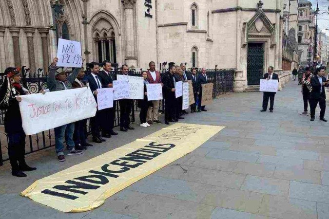 protesto em Londres