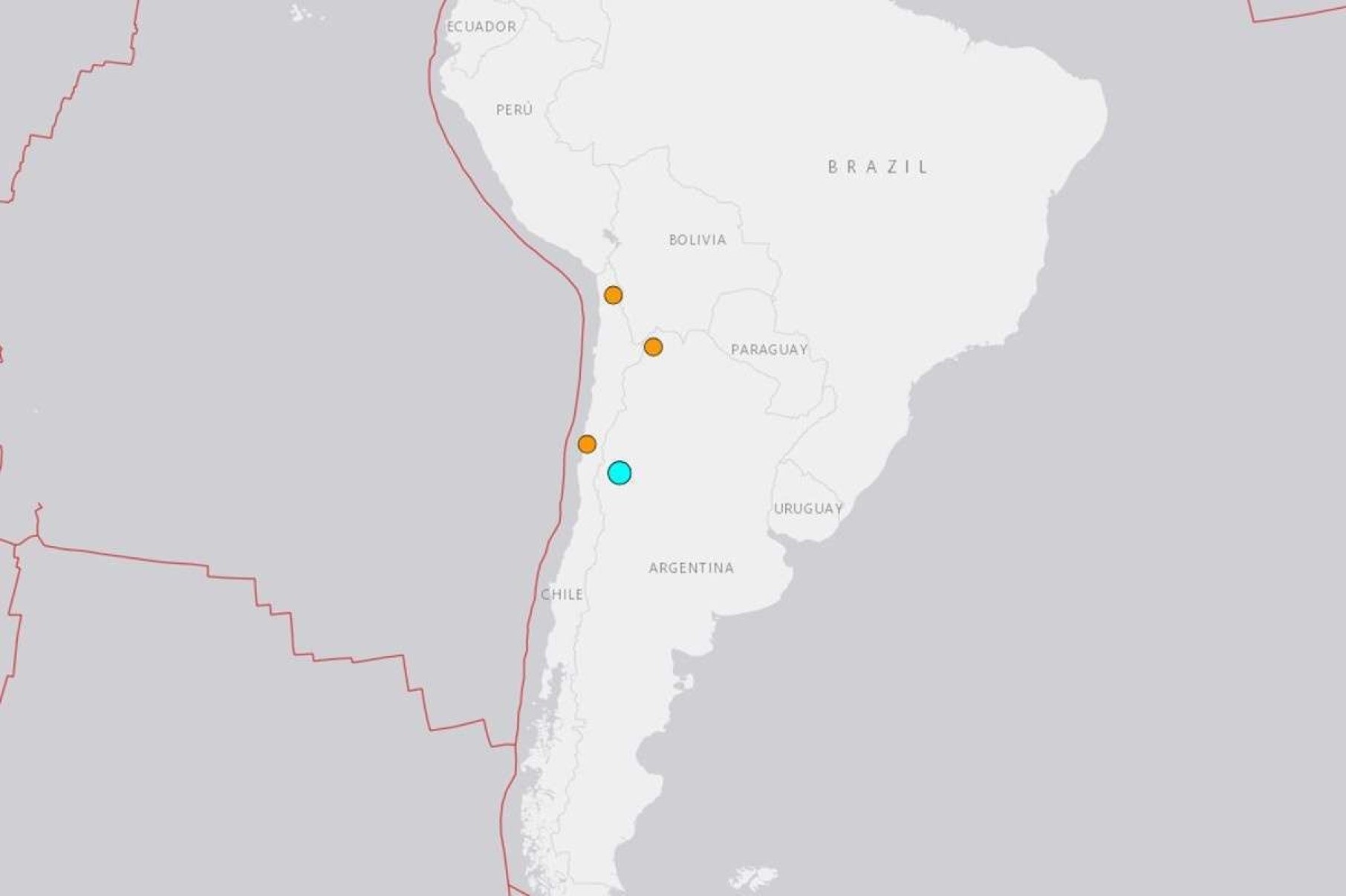 Terremoto de magnitude 5,7 atinge regiões da Argentina