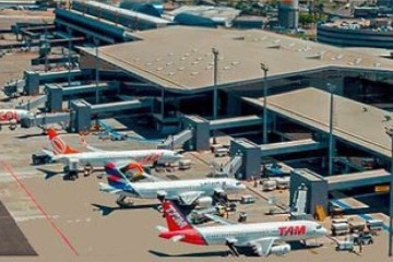 Aeroporto Salgado Filho, em Porto Alegre -  (crédito: Divulgação)