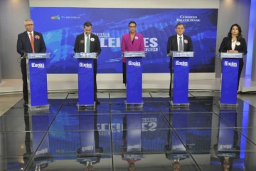  22/10/2024  Crédito: Minervino Junior/CB/D.A Press. Correio Braziliense e a TV Brasília promovem um debate com os candidatos das cinco chapas inscritas para a eleição da OAB 2024 . Chapa Número 01. Paulo Maurício Siqueira, Chapa Número: 10 Cléber Lopes, Chapa Número 20 Everardo Gueiros, Chapa  Número 33, Cris Damasceno e Chapa Número: 99 Karolyne ( Karol ) Guimarães. -  (crédito:  MINERVINO JUNIOR                    )