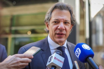 Haddad comemorou revisão da projeção do PIB de 2024 pelo FMI -  (crédito: Diogo Zacarias/MF)