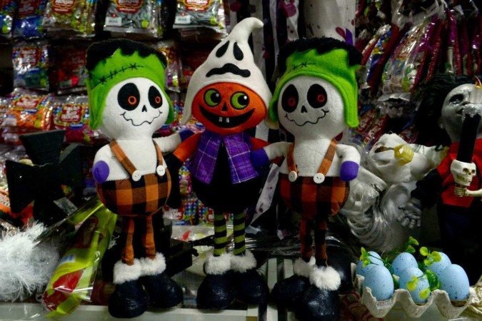 Comércio para o Dia de Halloween está aquecido