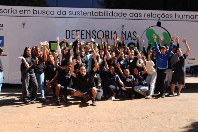 O projeto Defensoria nas Escolas, está na sua terceira edição que será realizada no Riacho Fundo, o projeto leva atendimento jurídico para alunos da rede pública do DF -  (crédito: DPDF/Divulgação)