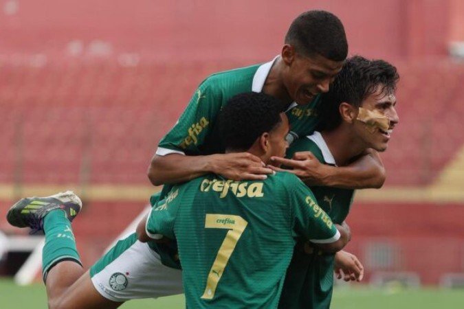 Palmeiras está em sua terceira final consecutiva no Sub-17 - (crédito: Foto: Fabio Menotti/Palmeiras) Palmeiras está em sua terceira final consecutiva no Sub-17 - (crédito: Foto: Fabio Menotti/Palmeiras)