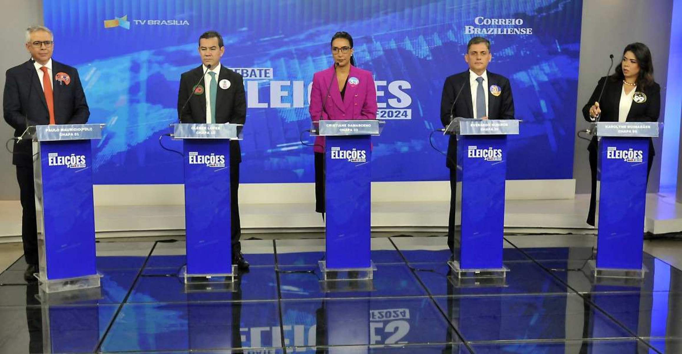 Aliados e opositores avaliam debate com candidatos à presidência da OAB-DF